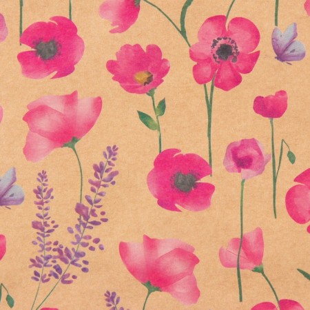 Paper Crafts "Pink Field Flowers", 50 x 70 cm-2