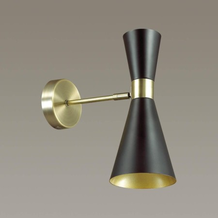 Sconces quinn 1x60W E14 bronze, black 26x12x26cm-2