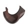 The angle of the gutter is 135 gr. Technonikol PVC D125 brown