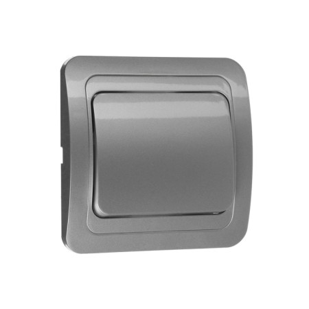 Luazon Lighting "Orion" switch, 10 A, 1 key, hidden, silver-1