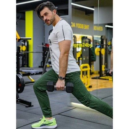 Pants male ise, size 52, green color-6