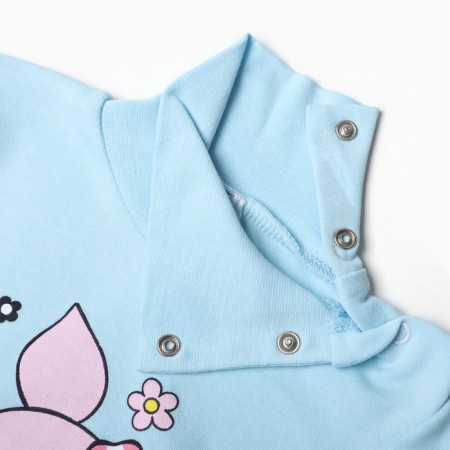 Turtleneck for girls, color light blue, height 104 cm-1