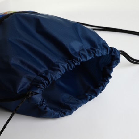 Bag for shoes on the lace, blue color-2