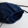 Bag for shoes on the lace, blue color