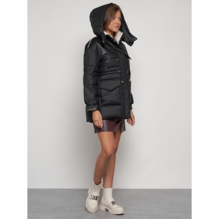 Winter jacket, size 46, black color-6