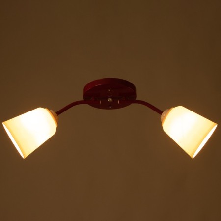 Causte "Online" (Tsil.) 2x15W E27 Model: BR 00285 red 50x15x15cm-2