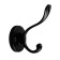 Furniture hook Cappio Grace, two -rod, black
