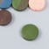 A set of beads for creativity wood "Flat round. Tick" set 10 pcs 2x2x0.5 cm
