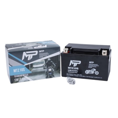 Battery MTP MTZ10S, 12V, SLA, Direct, 155 A, 150 x 86 x 94 mm-1