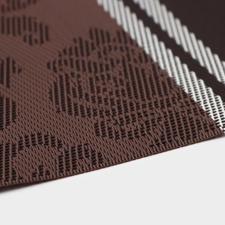 Serving napkin on the Tenzel table, 45 × 30 cm, brown color-2