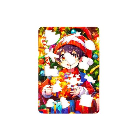Puzzle "Boy with gifts", 20x14cm, 52 children.-1