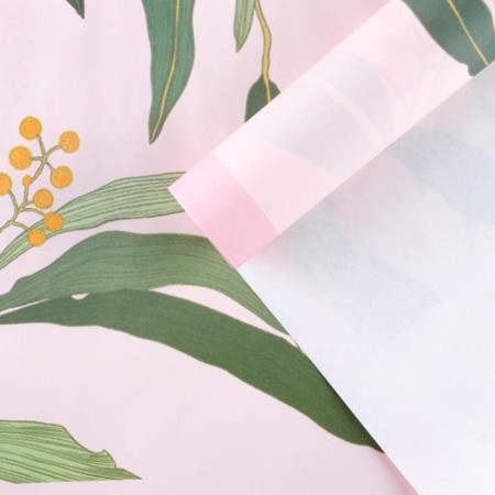 Packaging paper "Love", pink, 50 x 58 cm-1