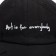 Children's cap "Art is for EVERYBODY" MINAKU Black Color, Rr. 52