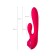 Vibrator with clitoral and vacuum stimulations Jos Doobl, 20 cm, silicone, pink color