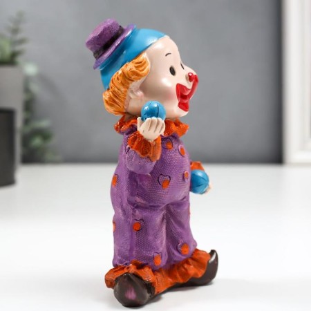 Polystone souvenir "Clown in a pea costume" MIX 15.5x7x5 cm-2
