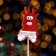 Caramel on a stick "deer", red, 25 g