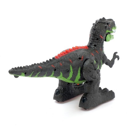 The dinosaur radio-controlled t -rex moves his head, works from the battery, light and sound, mix-2