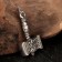 Slavic amulet-suspension "Hammer of Svaroga", 5 g, 28x15x5 mm