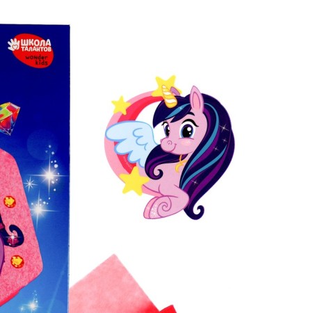 Set for creating a casket made of felt "unicorn"-3