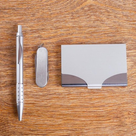Gift set 3B1 (pen, business card, knife 3B1)-1