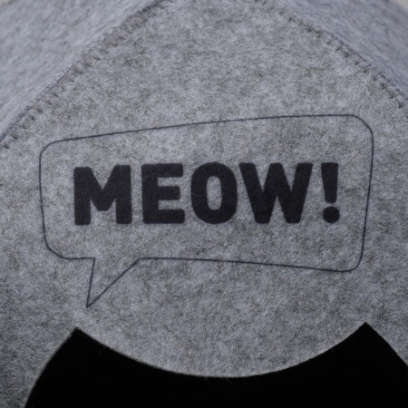 Animal House from felt "MEOW Tent", 38 x 28 x 38 cm-4