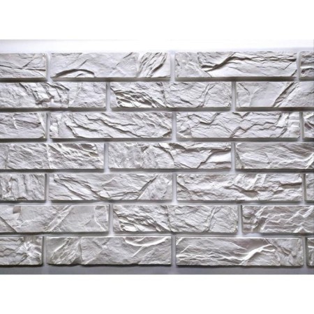 Gypsum tile "Cologne", white color, 0.81 kV m-1