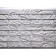 Gypsum tile "Cologne", white color, 0.81 kV m
