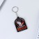 Wooden keychain "Old School", 4.1 x 5.9 cm