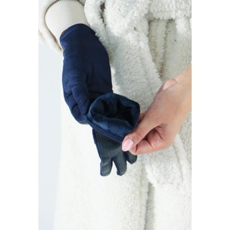 Gloves are female, dimensionless, without insulation, blue color-2