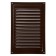 Ventilation grate Zein Lux, 200 x 300 mm, without a grid, metal, brown