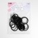 Ring for the cornice, with a clamp, d = 32/40 mm, 10 pcs, black color