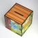 New Year's piggy bank Cube "Snake. Compose dreams" 10x10x10 cm