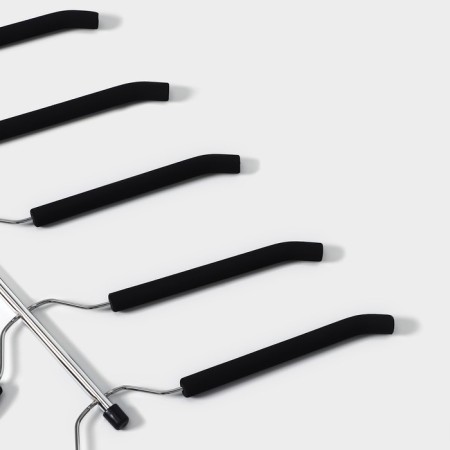 Shoulders - hangers for clothes multi -level share, 40 × 50 cm, black color-2