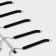 Shoulders - hangers for clothes multi -level share, 40 × 50 cm, black color
