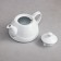Hurman's collar kettle, 700 ml, porcelain, Iran