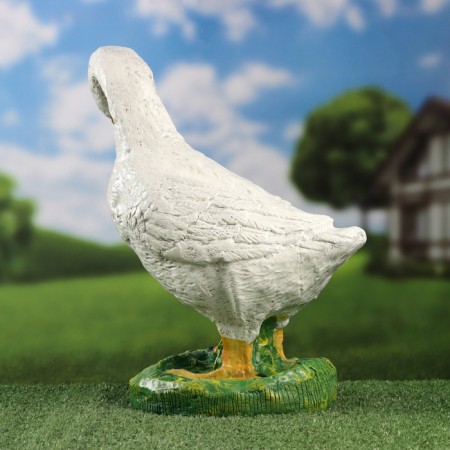 Garden figure "Big goose on the stand" 38x33cm-2