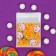 BOPP package with sticky tape, "cats", 7*7+3cm