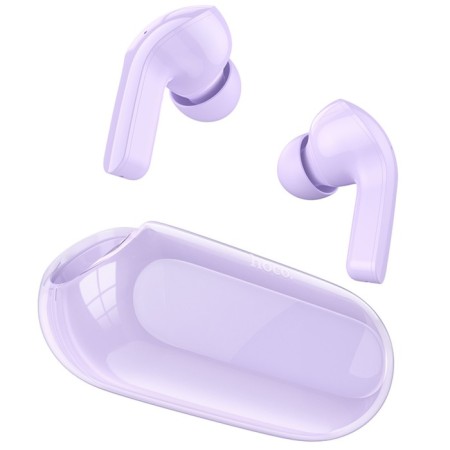 Hoco EW39, ​​TWS headphones, wireless, vacuum, noise -capture, BT 5.3, 30/300 mAh, purple-2