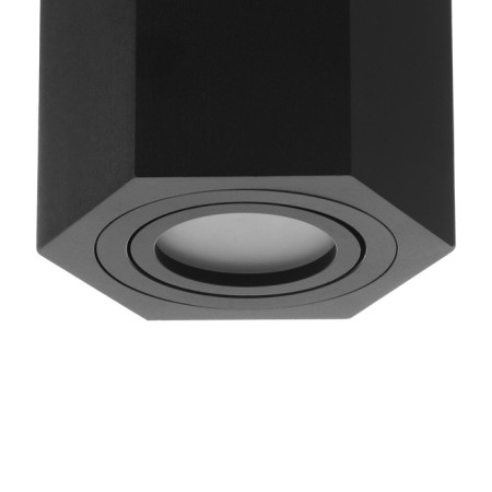 Lamp "Art" GU10 black 10x10x11.5 cm-4