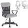 Compact Brabix "Jet MG-315", with armrests, gray