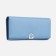 Women's wallet on magnets, blue color