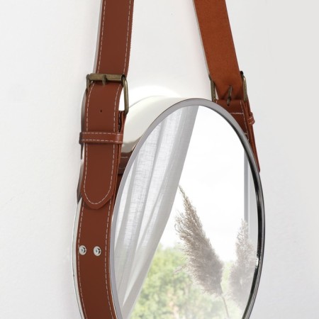 Wall mirror "entourage", D mirror surface 28 cm, silver color/mix-8