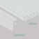 Profile FP FP for polycarbonate, thickness 4 - 6 mm, length 6 m, universal