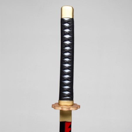 Souvenir weapon "Katana Schuza" 105 cm, black with red, polystyrene foam-3