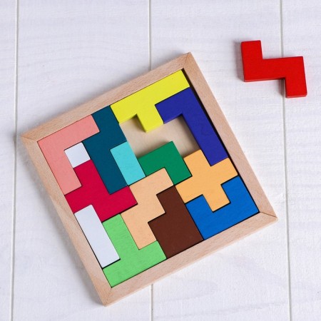 Wooden toy "Puzzle", 15 details, 14.5 × 14cm-1