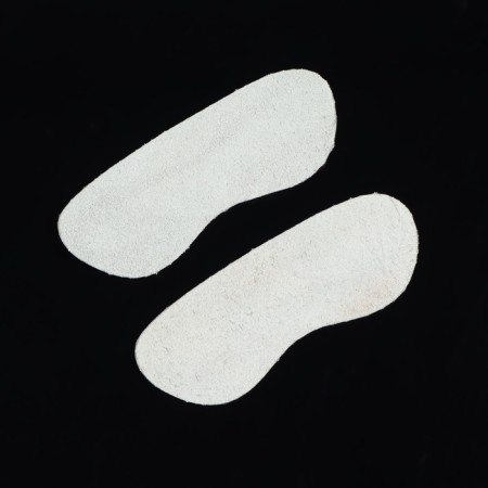 Five -holders for shoes, adhesive, artificial suede, silicone, 10 × 4 cm, pair, color gray color-3