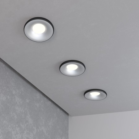 Lumina Supreme Interceptible Elektrostandard, Void, 98x98x30 mm, GU10, silver color, black-2
