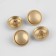 A set of metal buttons on the leg, d = 18 mm, 4 pcs, matte, gold color