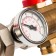 Distributive collector Stout SMB 0473 000012, 12 outputs, with flow meters, brass