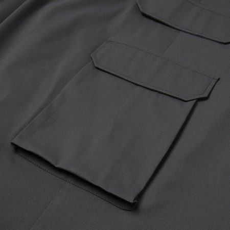 Women's skirt with Minaku pocket: safari color graphite, river 48-2